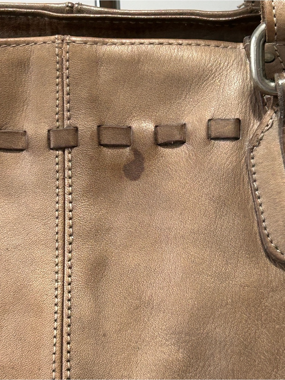 RARE - Bed Stu Leather Studded Geraldin Cobbler Series Shoulder Bag - Picture 8 of 14